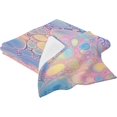 thumbnail image 2 of Colorful Bubbles Bath Towels Set,2 Piece Pure Cotton Ultra Soft High Absorbent Quick Dry Towel Set,1 Bath Towels, 1 Wash Cloths Wash cloth, 2 of 7