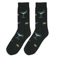 thumbnail image 5 of Crazy Socks, Womens, Food, Martinis, Crew Socks, Novelty Silly Fun Cute, 5 of 6