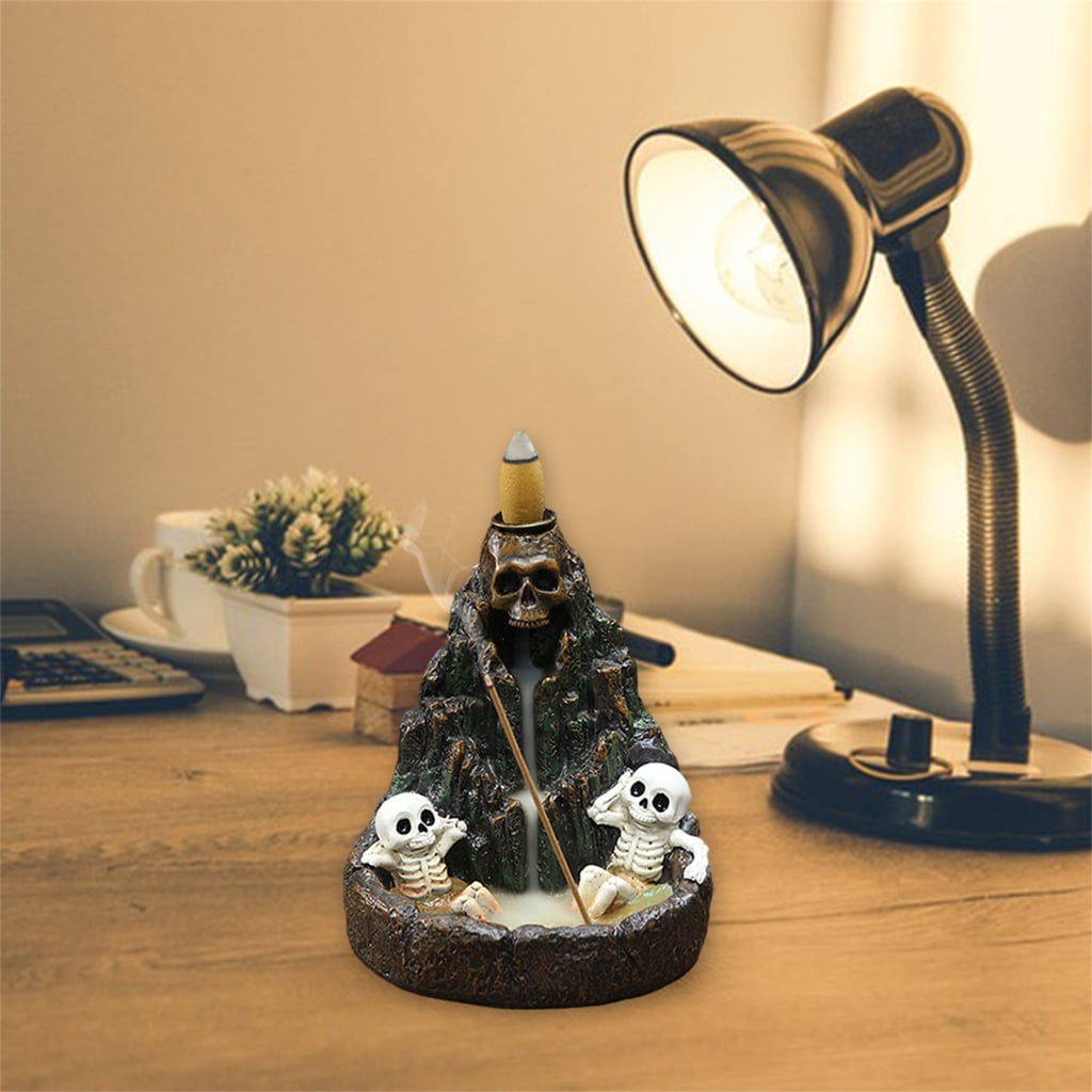 BQBQERT Backflow Incenses Burners Indoor Fume Waterfall Incenses Holder Creative Incenses Burners Aromatherapys Ornament