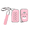 Pink, variant on ACEBOY for Lexus Key Fob Cover with Leather Keychain, Soft TPU Protective Case Compatible with 2013-2020 Lexus ES 350 GS 300 IS 250 RX 450h NX 300 Smart Key (Black,2/4 Buttons)