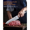thumbnail image 3 of 8 Inch Chef Knife, Full-Metal Kitchen Knife with Ergonomic Handle, High-Carbon Stainless Steel Chef’s Knife for Home & Pro Cooking, Precision Cutting, Gift-Ready Packaging, 3 of 4