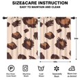 thumbnail image 2 of Blackout Kids Curtains,Beige and Brown Of Leopard Print Childrens Insulated Curtains Set Of 2,Bedroom Essentials,Toddler Room Decor 42"x54", 2 of 5