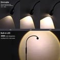 thumbnail image 4 of O'Bright Ray - Adjustable LED Beam Floor Lamp, Dimmable and Zoomable Spotlight, Flexible Gooseneck, Reading/Crafting Standing Lamp, Work Table Light, Matte Black, 4 of 6
