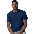 thumbnail image 1 of Hanes TAGLESS Men`s T-Shirt - Best-Seller, S, Navy, 1 of 9