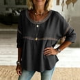 thumbnail image 6 of Womens Floral Babydoll Tops，Embroidered Tops Office Work Tops Casual Summer Shirts Peasant Blouses Crewneck Short Sleeve Shirts Women'S Print T Shirt Lace 3/4 Sleeve Flowy Tunic L, 6 of 9