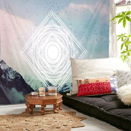 Marsin 55''x50'' Indian Tapestry Wall Hanging Mandala Throw Hippie ...