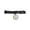 White, variant on BXIRSM Mini Pet Tracker Waterproof Dog Cat GPS Tracker Cute Bell Shape for All Phone Worldwide Location Tracking No Extra Fees Suitable for Any Collar,L,Black(Compatible iOS)