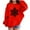 Red, variant on Lorytime Christmas Sweaters for Kids Girls Boys Snowflakes Hoodies Long Sleeve Pullover Drop Shoulder Soft Tops Blue