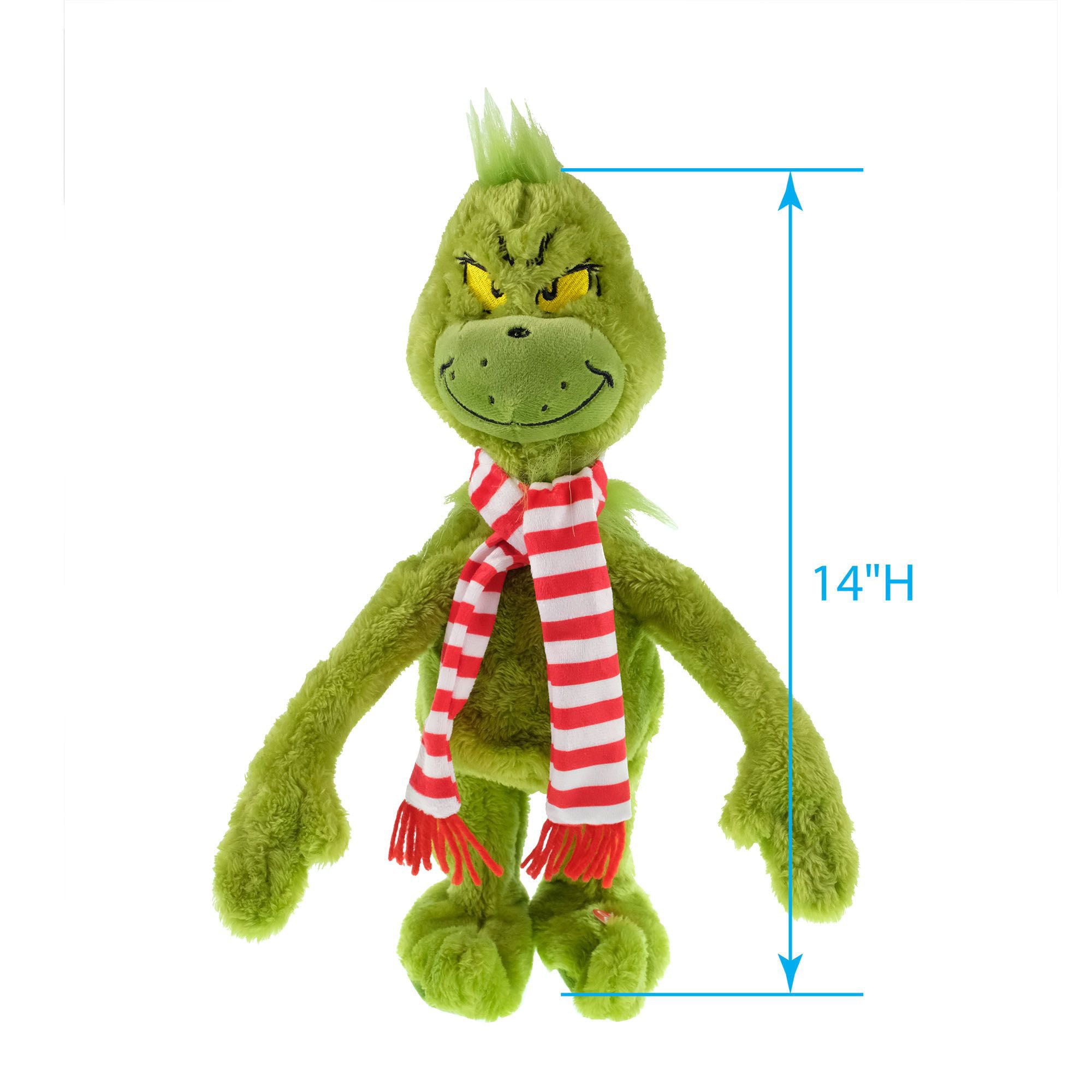 BRAND NEW The Grinch Who Stole Christmas 14" Grinch Plush Doll    Dr Seuss 