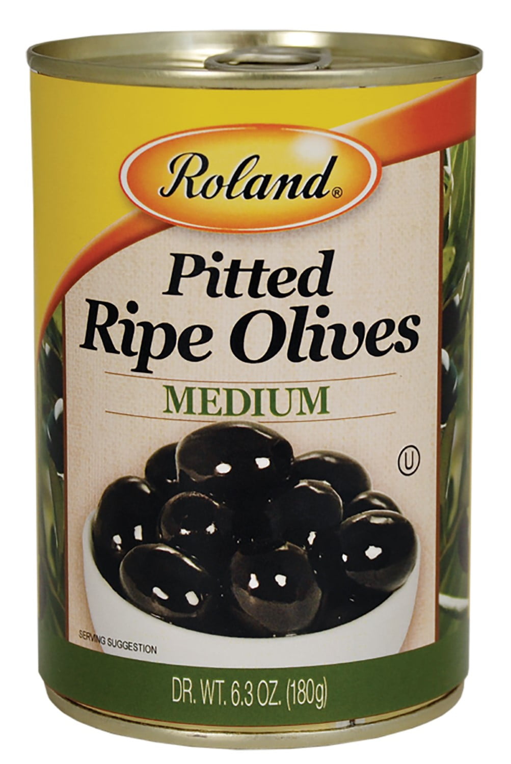 Roland Ripe Olives, Pitted Medium, 15 Oz