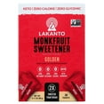 thumbnail image 4 of Lakanto Monk Fruit Sweetener Packets - Raw Cane Sugar Replacement, Zero Net Carbs, Zero Glycemic, Zero Calorie, Keto, Sweeten on the Go, Coffee, Lemonade, Other Drinks, Desserts (Golden, 30 Count), 4 of 7