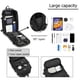 thumbnail image 3 of Bolso bandolera OZUKO multiusos para hombre impermeable negro, 3 of 6