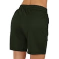 thumbnail image 2 of Bermuda Shorts with Pockets Active Draw string Jersey Summer Shorts, 2 of 5