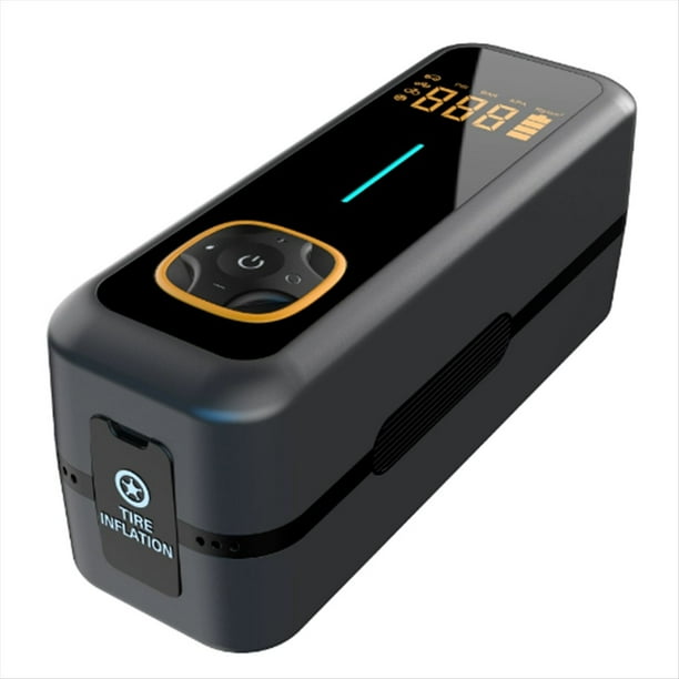 Bomba de Aire Digital Recargable por USB-C, Resistente Al Agua, Apta para Neumáticos de Coche, Bicicletas y Equipos Deportivos.