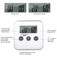 thumbnail image 4 of Advancent Termómetro de cocina digital Medidor de temperatura de la carne de alimentos de acero inoxidable Herramienta precisa Gadgets para hornear en la Cocina y Comedor Blanco Advancent HA010831-02, 4 of 6
