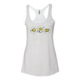 thumbnail image 2 of Wild Bobby, Faith Hope Love Daisy Flower Christian God Religious, Inspirational/Christian, Women Tri-Blend Racerback Tank Top, Heather White, X-Large, 2 of 3