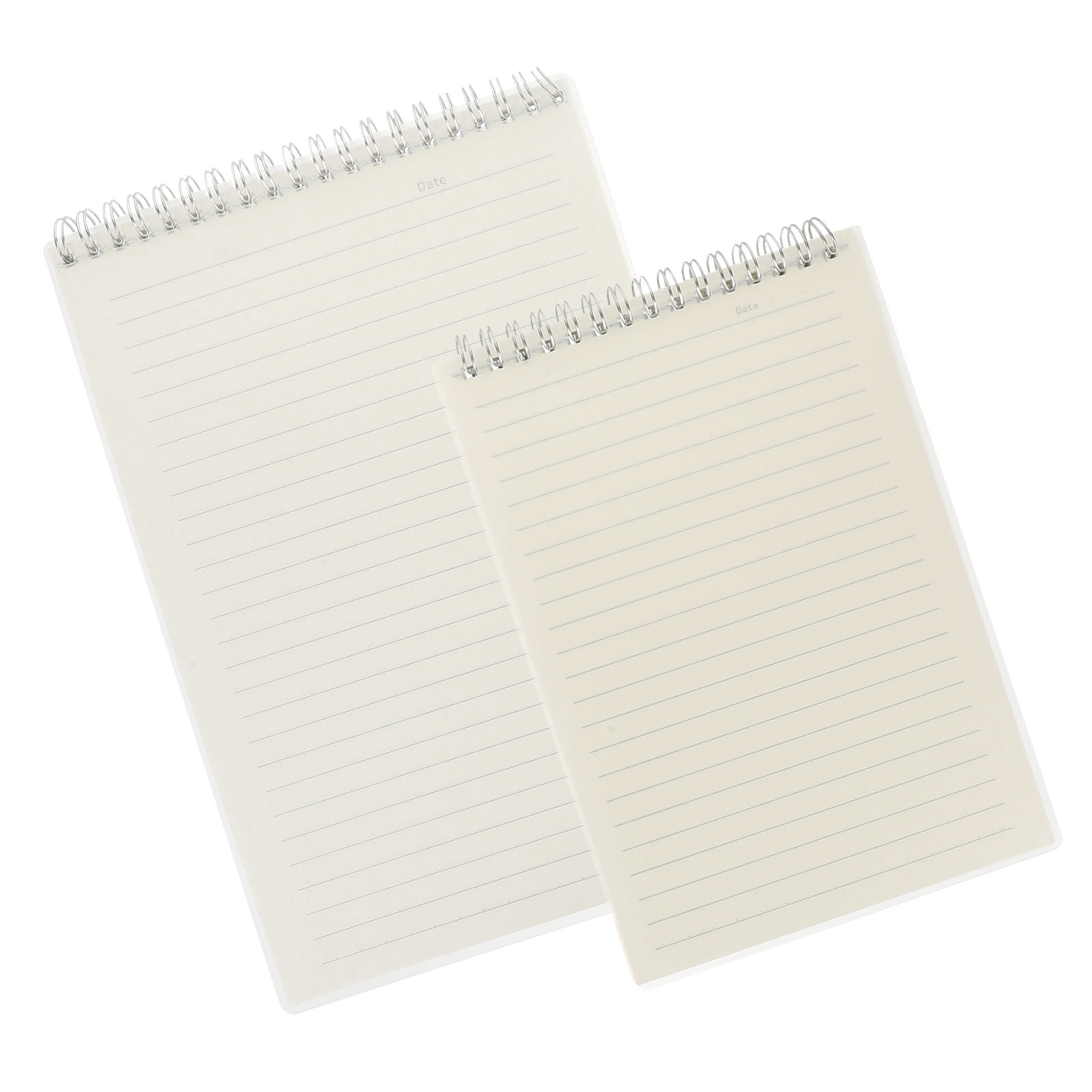 Worgeous 4-Pack Small Spiral Notebook Set for Office, Students, Journaling, Study Notes, and Daily Writing
