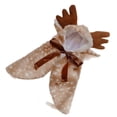 thumbnail image 2 of Luckky Pet Christmas Reindeer Costume, Spotted Deer Plush Hooded Outfit with Antlers & Bow Tie, Holiday Cosplay Clothes for Cats Small Dogs, Xmas Party Photo Prop, 2 of 7