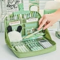 thumbnail image 5 of Colorful Pencil with 12 Compartments for Easy Organization and Wide Opening Design for School Supplies or Crafting, 5 of 5
