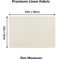thumbnail image 5 of Place Mats Indoor Set of 6 Cloth Place Mat Heat Resistant Dining Table Place Mats for Kitchen Table, 12 x 18 inches, Cream, 5 of 6