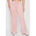 thumbnail image 3 of Women's Plus Size Drawstring Waist Pull On Flare Pants, 3 of 4
