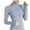 Sky Blue, variant on Ltctricy Women's Zip up Workout Jackets Long Sleeve Mock Neck Zip up Slim Athletic Crop Tops Running Yoga Shirts with Thumb Holes(Sky Blue,X-Large)