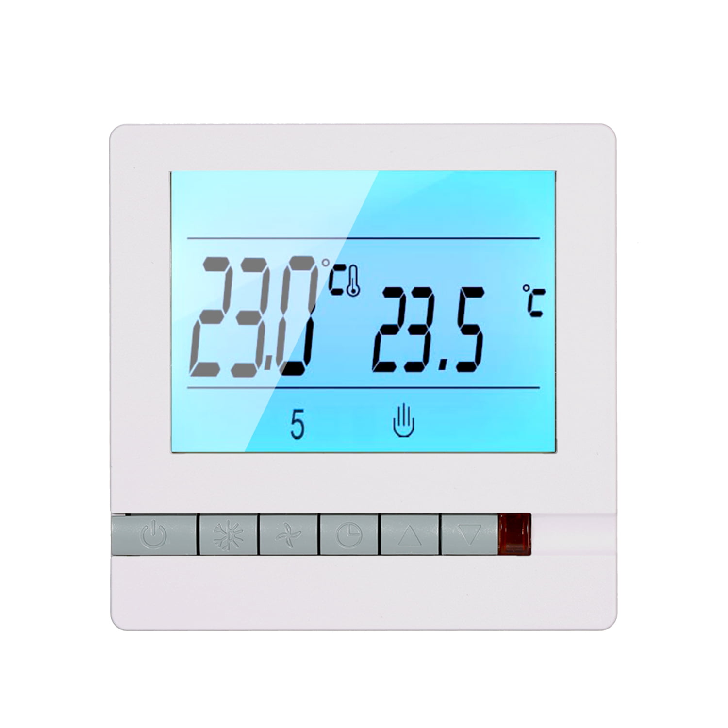 Lcd Digital Display Programming Heating Thermostat Temperature