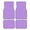 Bright Lavender, variant on 4-Piece Car Floor Mats Set, Bright Maroon Crystal Velvet Automotive Front & Rear Floor Liners, Universal Fit for Car, Truck, SUV