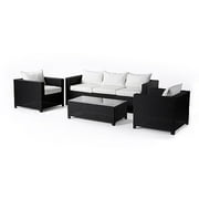 La Jolla 4-Piece Wicker Conversation Set