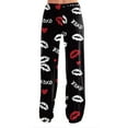 thumbnail image 7 of Hearthz Valentines Pajama Pants for Women Love Heart Graphic Womens Pajama Pants Drawstring Wide Leg Holidays Sleeping Pants Women, 7 of 7