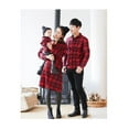 thumbnail image 3 of Matching Plaid Flannel Shirt Mom Dad Baby, 3 of 6