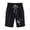 Black B, variant on Zpanxa Womens Shorts Clearance Casual Drawstring Lounge Shorts Elastic Waist Half Print Bermuda Shorts with Pockets Khaki A M