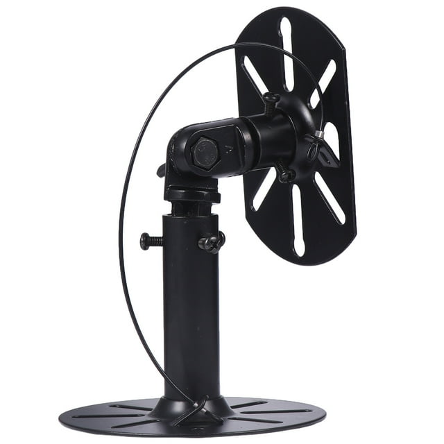 MERRYHAPY Support Mural pour Haut-Parleurs 2 Pcs pour Ktv, Bar et Usage Domestique, Rotation, Supporte les Systèmes de Son Ambiophonique, Noir