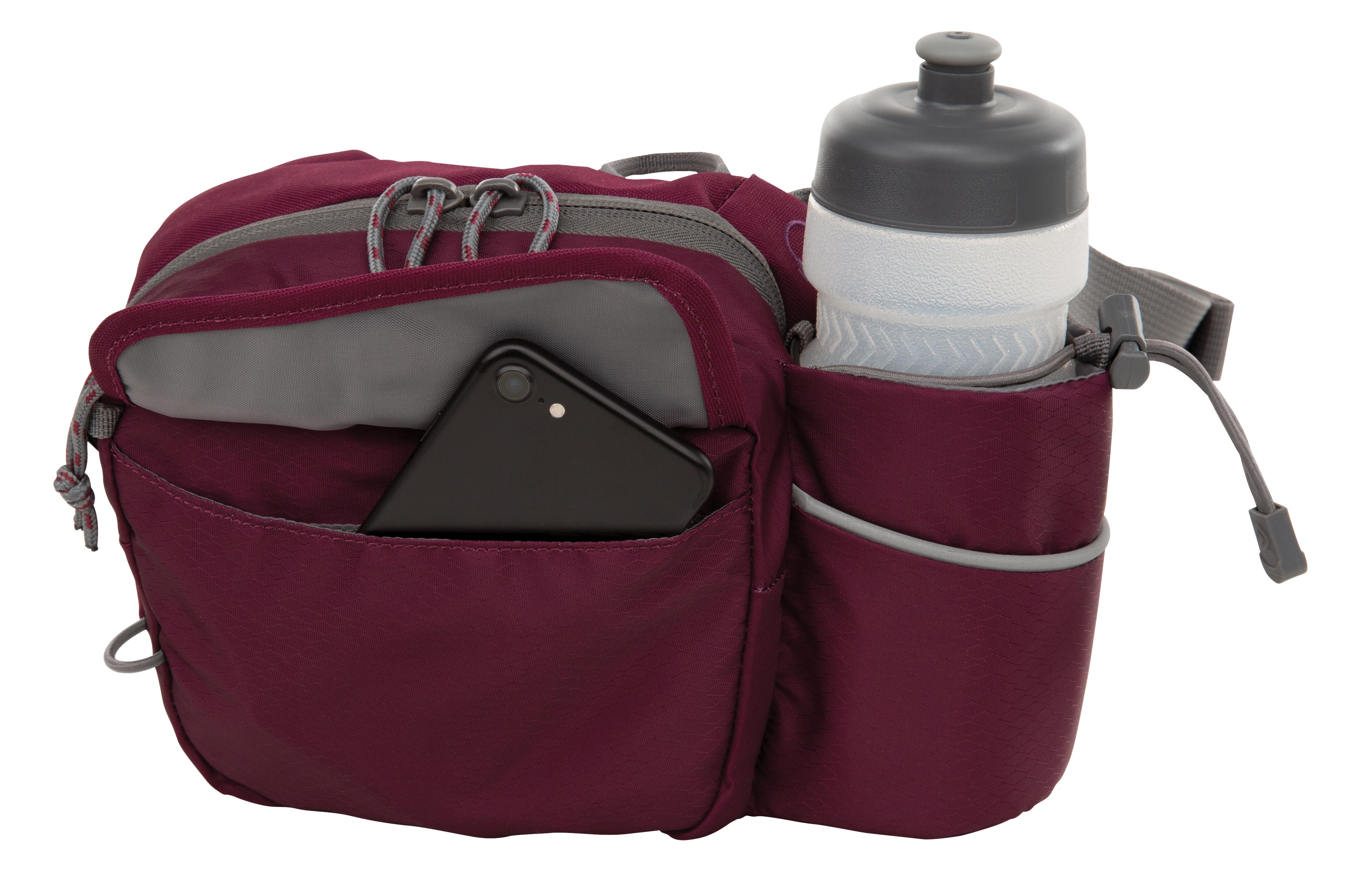 Outdoor Products Melrose 3 Ltr Waist Pack Shoulder Bag Fanny Pack, Purple, Unisex, Polyester Zipper - image 3 of 11