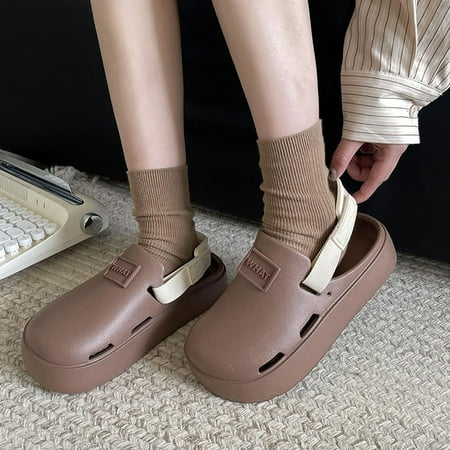 

Two-Wear Slippers Women‘s Summer Outer Wear Couple‘s Fashion Non-Slip Bathing Men‘s Driving Bathing Beach Sandals Hole Shoes