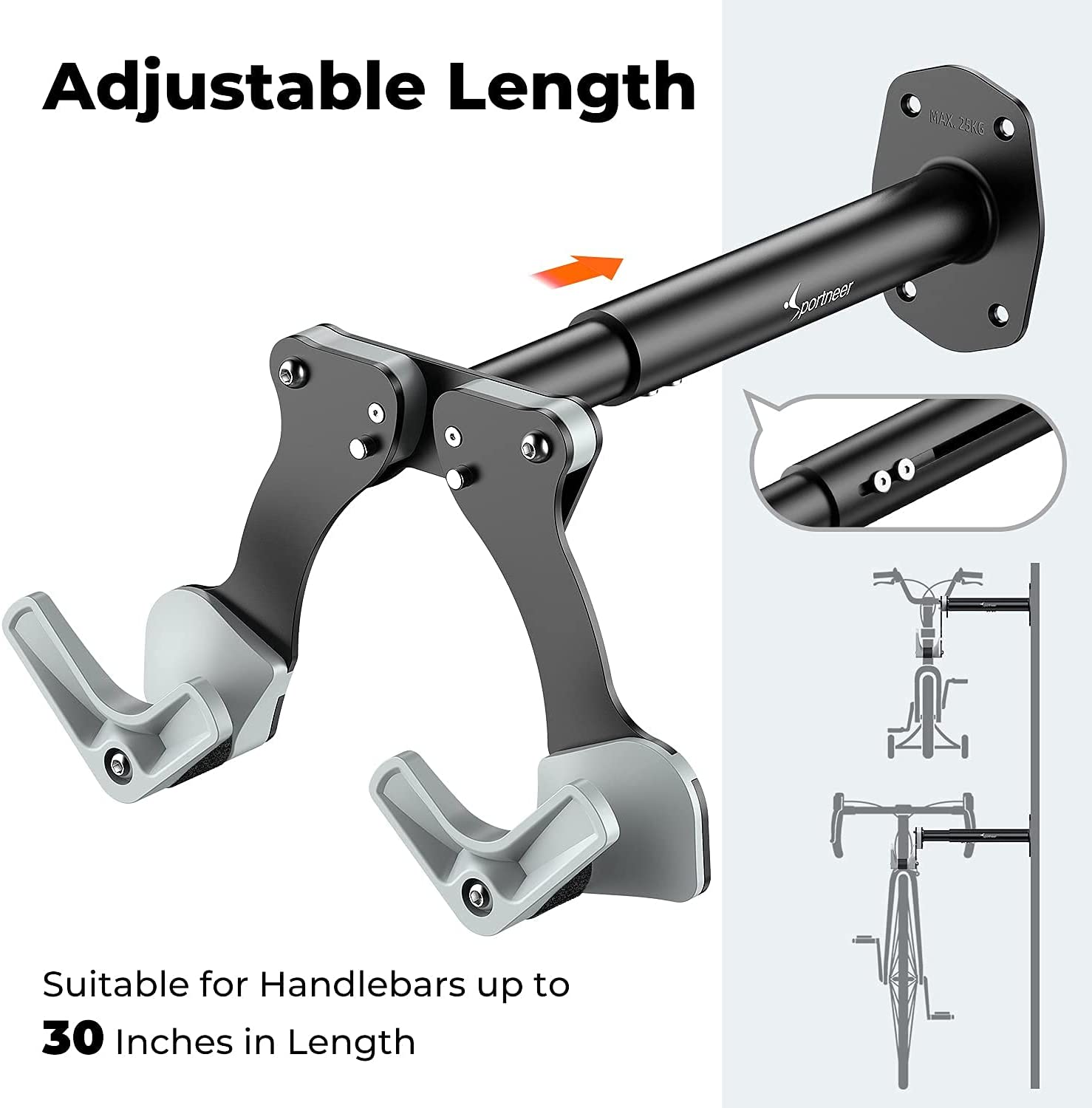 EAYY Bike Wall Mount, Bicycle Wall 