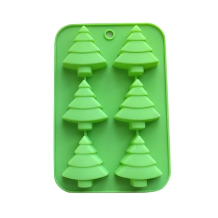 

KKCXFJX Lightning Deals of Today Christmas Tree Chocolate Baking Silicone Model Cake Candy Handmade Model 1PC