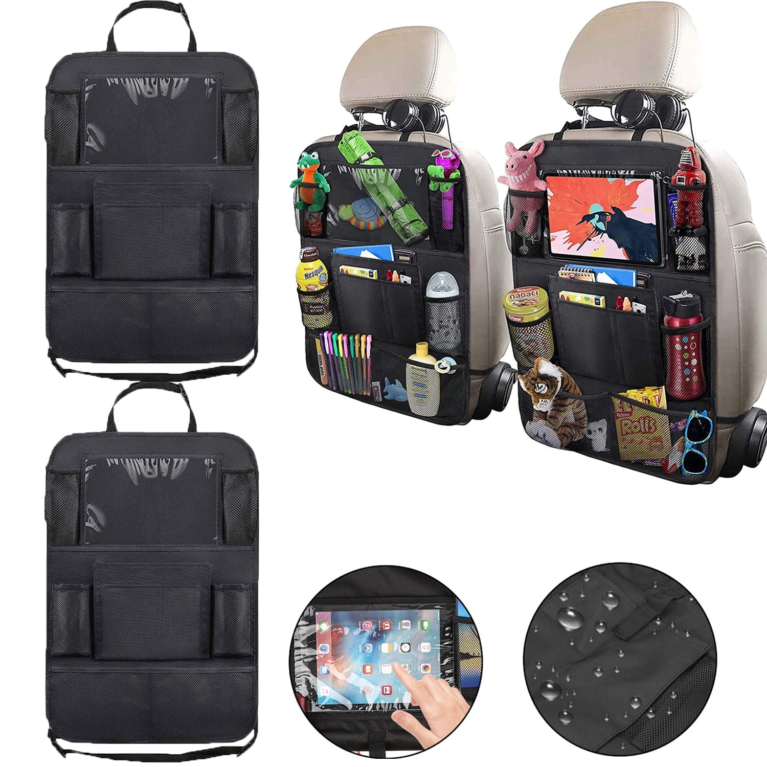 Fabric Multifarious Auto Seat Back Multi-pocket Storage Bag At Best Price In Delhi | Hsekar India - Foto 4