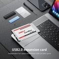 thumbnail image 4 of Adaptador de Tarjeta PCMCIA una USB 2.0 CardBus Dual 2 Puertos 480M para Computadora PortáTil, 4 of 5