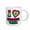 White, variant on 3drose, Groovy Hippie Rainbow I Heart Love Sidewalk Chalk, 11oz Magic Transforming Mug