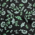 thumbnail image 1 of oneOone Viscose Chiffon Black Fabric Asian Silhouette Floral Sewing Material Print Fabric By The Yard 42 Inch Wide, 1 of 4