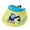 Yellow2, variant on Adjustable Kids Sun Hat with Chin Strap for Outdoor Beach Summer Spring Cartoon Bucket Cap