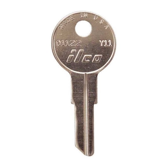 Kaba Ilco Key Blank,Brass,Type Y11,5 Pin,PK10 01122-Y11