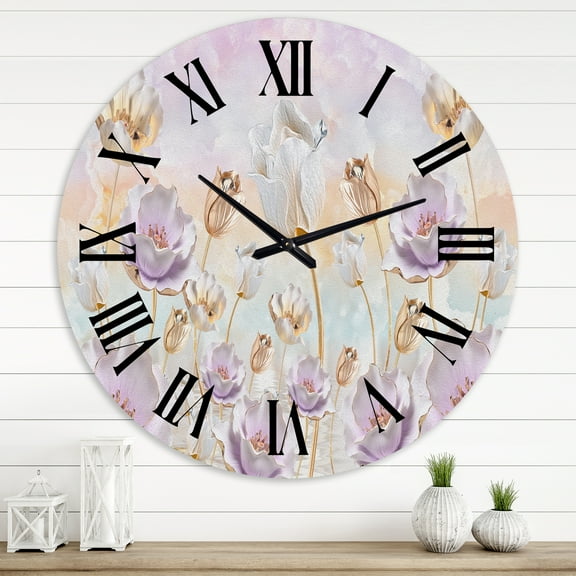 Designart 23 in Quartz Traditional Wall Clock