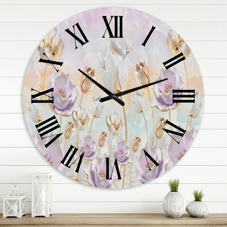 Designart 23 in Quartz Traditional Wall Clock