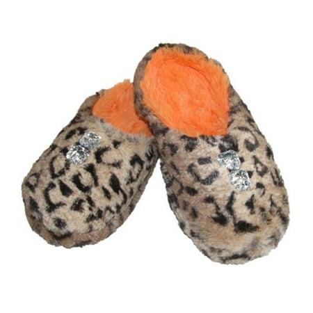 Leopard Print Slippers Womens