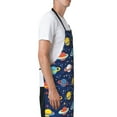 thumbnail image 3 of Naloa Planets And Stars Apron Kitchen Aprons with Pockets for Women Men Chef, 3 of 8