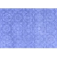thumbnail image 1 of Ahgly Company Indoor Rectangle Abstract Blue Modern Area Rugs, 2' x 5', 1 of 4