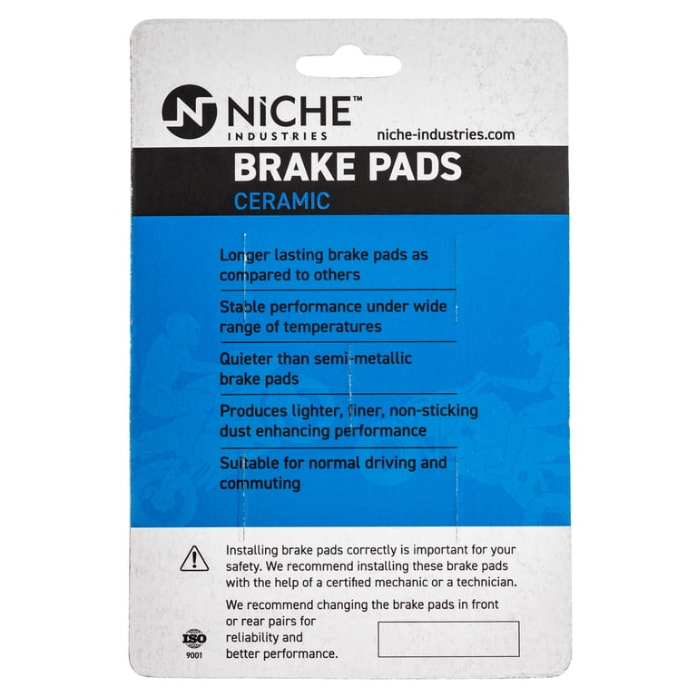 Niche Brake Pad Set Indian Kawasaki Ninja Triumph Victory Front
