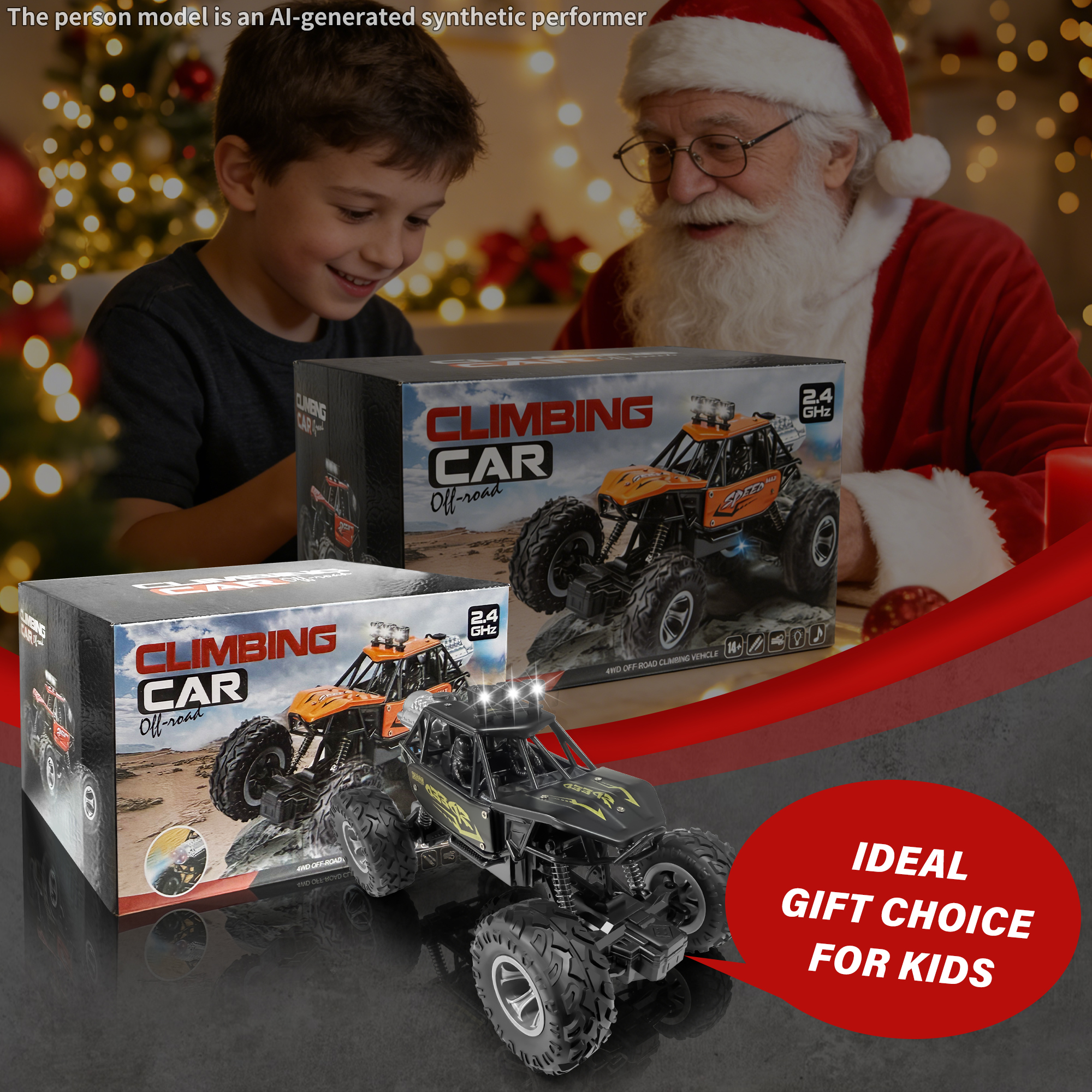 MAXKY 1:20 Four-Wheel Drive RC Off-Road Truck photo 7